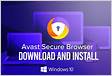 Importação de marcadores para o Avast Secure Browser Avas